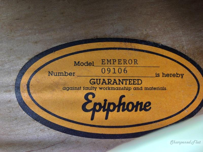 epiphone serial number